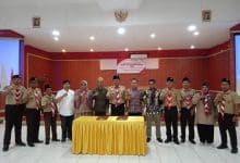 Bawaslu dan Pramuka Kerinci Teken MoU Bentuk Saka Adhyasta Pemilu