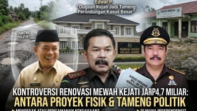 Renovasi 'Mewah' Rumah Dinas Kejati Jambi Rp.4,7 Miliar: Proyek Fisik atau Tameng Politik?