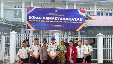 Perkuat Integritas, Rutan Sungai Penuh Laksanakan Ikrar Bersih dari Narkoba dan Praktik Penipuan