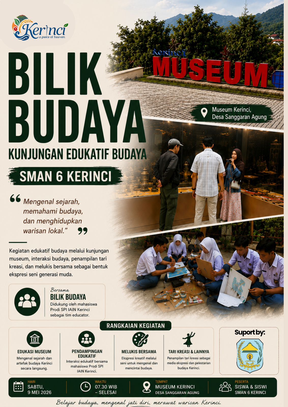 Kunjungan Edukatif Budaya 300 Siswa SMAN 6 Kerinci ke Museum Kunjungan Edukatif Budaya 300 Siswa SMAN 6 Kerinci ke Museum