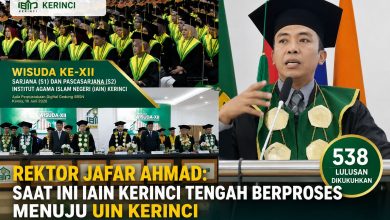 IAIN Kerinci Wisuda 538 Lulusan