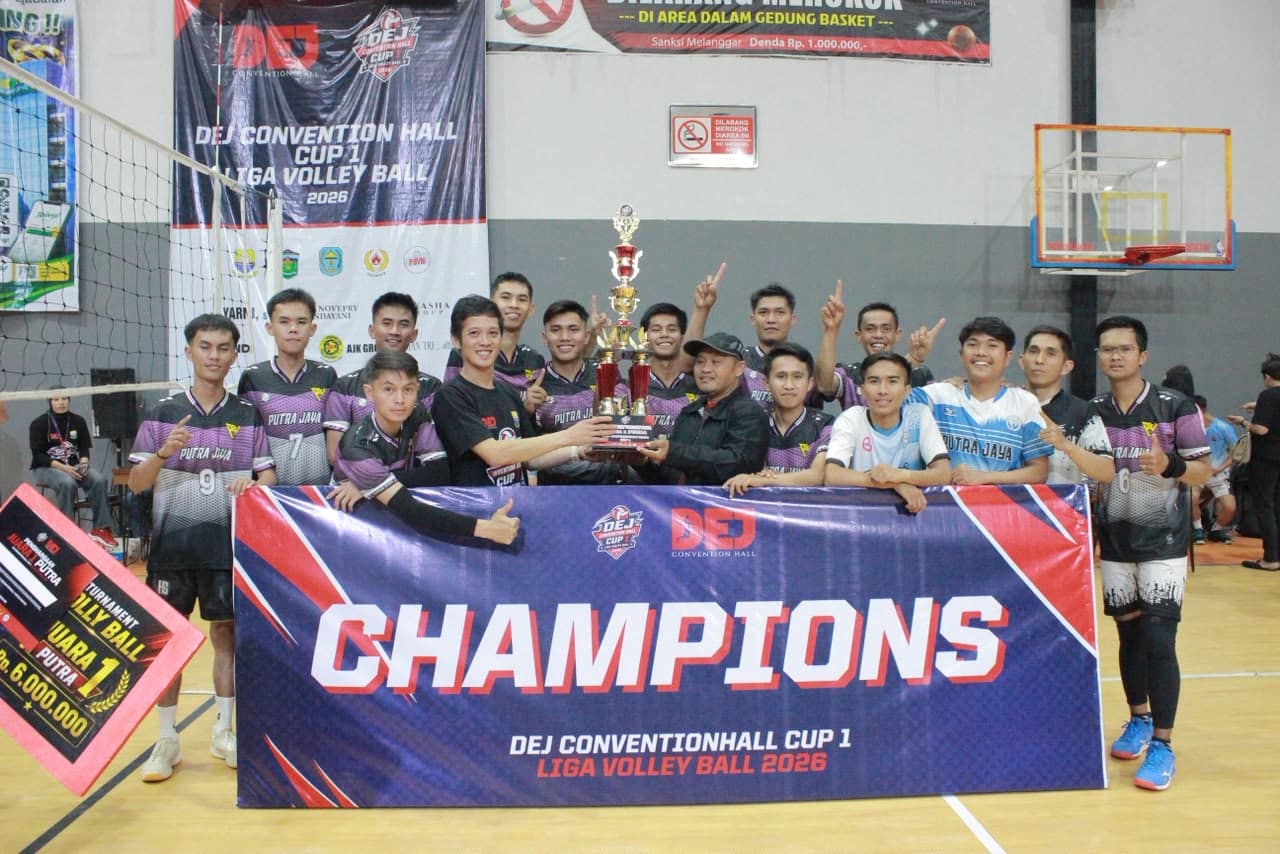 Liga Voli DEJ Convention Hall Cup I 2026 Sukses Digelar, Final Diserbu Penonton hingga Gedung Penuh