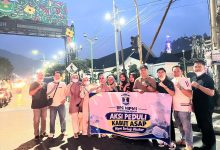 HIPMI Sungai Penuh Bagikan Ribuan Masker