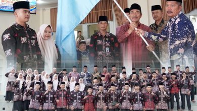 Bupati Monadi Lepas Kafilah MTQH ke-55 Provinsi Jambi